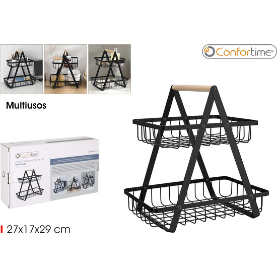PRJ CESTA ORDENACION METAL 2 NIVELES CONFORT image 0