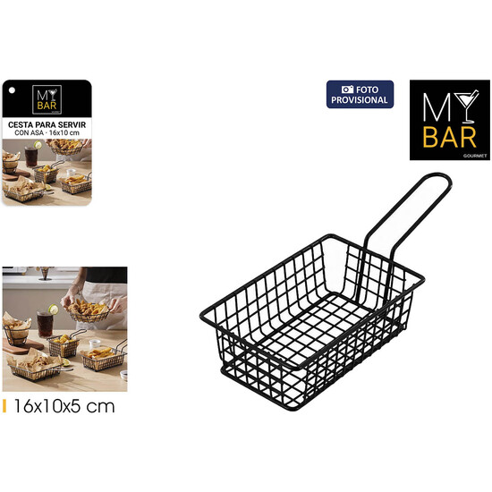 CESTA PARA SERVIR 16X10CM MY BAR image 0