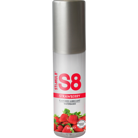 S8 FLAVORED LUBE 50ML - STRAWBERRY image 0