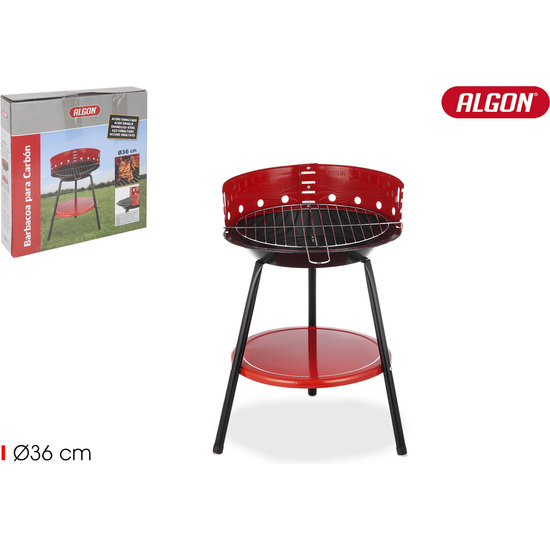 BARBACOA REDONDA 36CM ALGON BBQ image 0