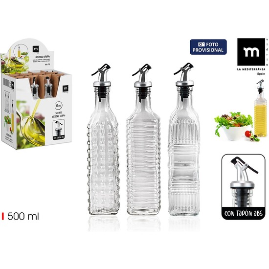 PRX ACEITERA VIDRIO 500ML C/TAPON 3SUR LA M image 0