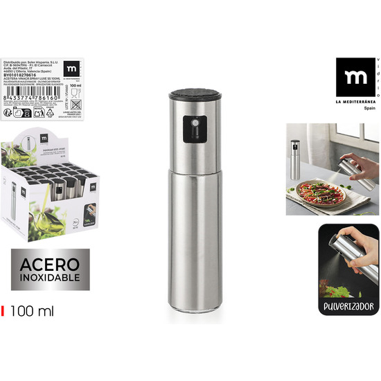 ACEITERAVINAGR.SPRAY LUXE SS 100ML LA MEDITERRAN image 0