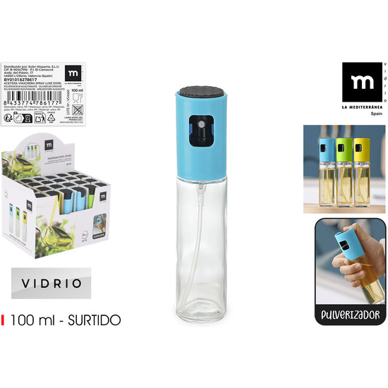 ACEITERAVINAGRERA SPRAY LUXE 100ML LA MEDITERRAN image 0