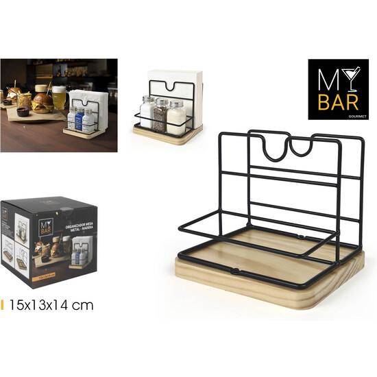 ORGANIZADOR MESA METALMADERA MY BAR image 0