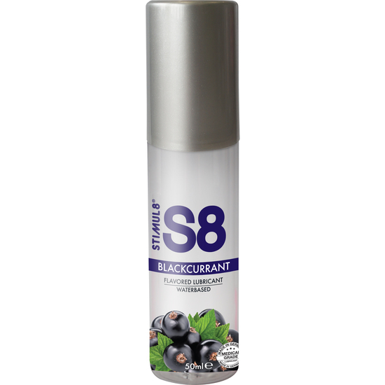 S8 FLAVORED LUBE 50ML - BLACKCURRANT image 0