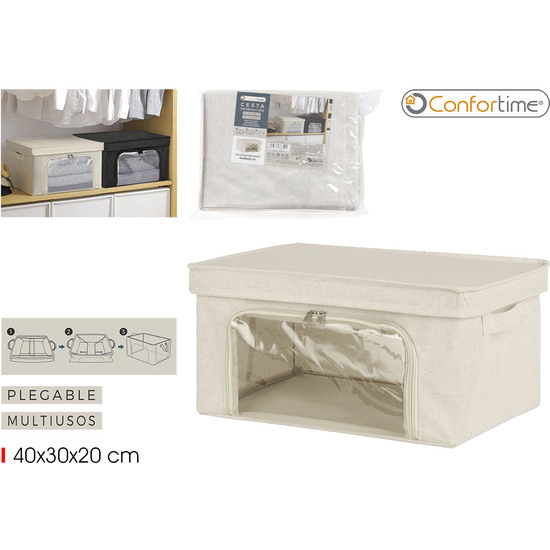 CESTA ORDENAC.PLEGA.NATURAL VENTANA CONFORTIME image 0