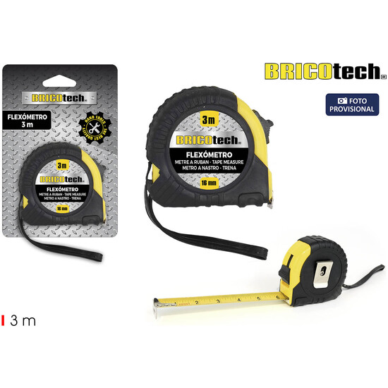 72 FLEXOMETRO 3MTS BRICOTECH image 0