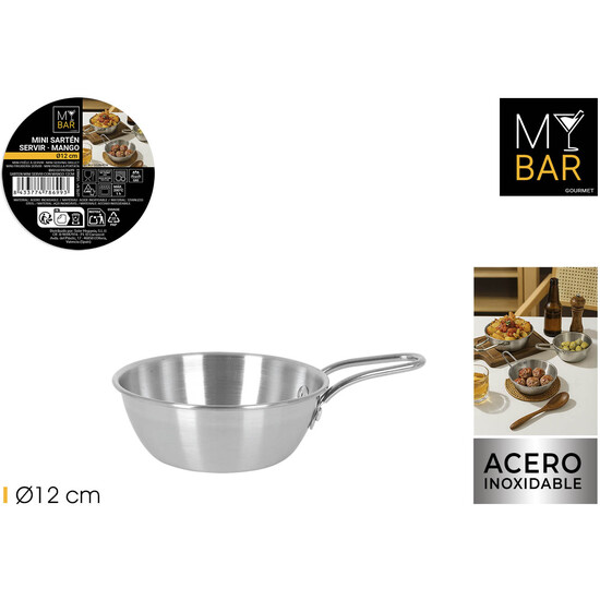 SARTEN MINI SERVIR CON MANGO 12CM MY BAR image 0