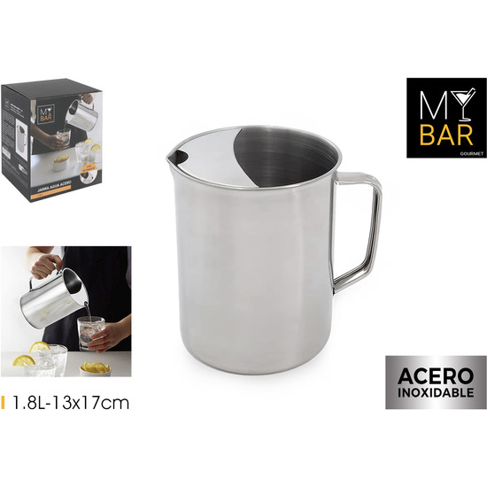 JARRA AGUA C/RETENEDOR ACERO 1.8L MY BAR image 0