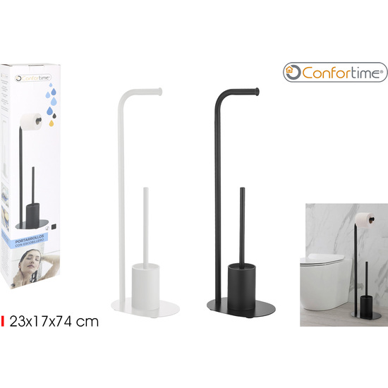 PORTARROLLOS WC C/ESCOBILLERO CONFORTIME image 0