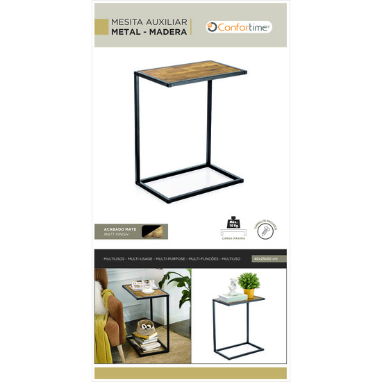 MESITA AUXILIAR 40X25X50CM CONFORTIME image 0