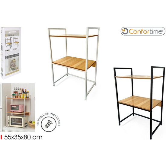 ESTANTERIA MICROONDAS/ALMACEN.2 NIV CONFORTIME image 0