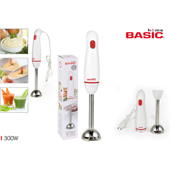 BATIDORA DE MANO BRAZO ACERO 300W BASIC HOME image 0