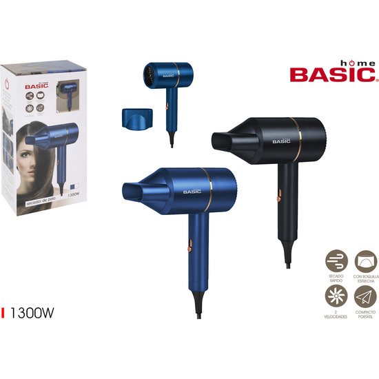 SECADOR PELO 1300W BASIC HOME image 0