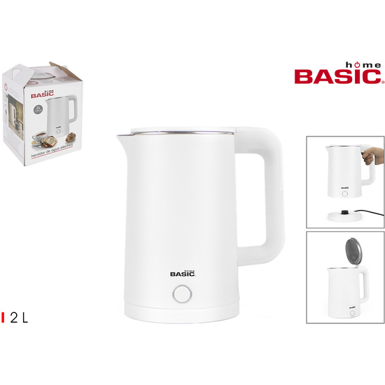 HERVIDOR DE AGUA 2L1500W BASIC HOME image 0