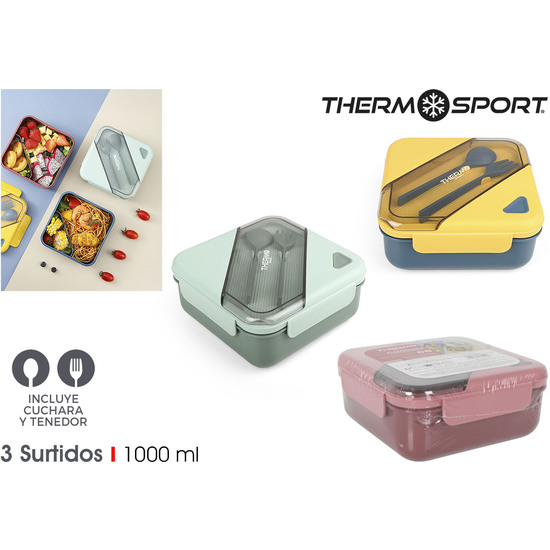 FIAMBRERA PORTA ALIMENT.CUAD.1000ML THERMOSPORT image 0