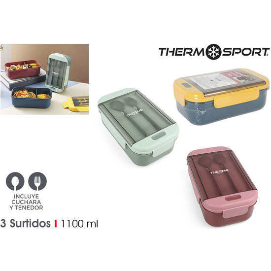 FIAMBRERA PORTA ALIMENT.RECT.1100ML THERMOSPORT image 0