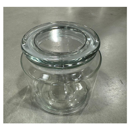 TARRO VIDRIO TAPA VIDRIO 2500ML LA MEDITERRANEA image 0