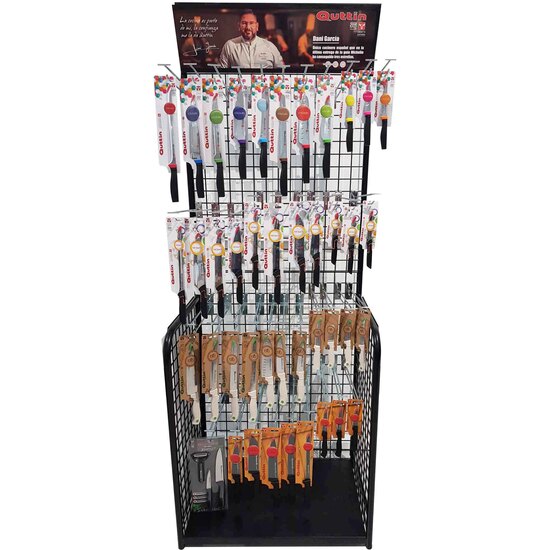 EXPOSITOR MET 760X2000CM C/42 GANCHOS P.CUCHILLOS image 0