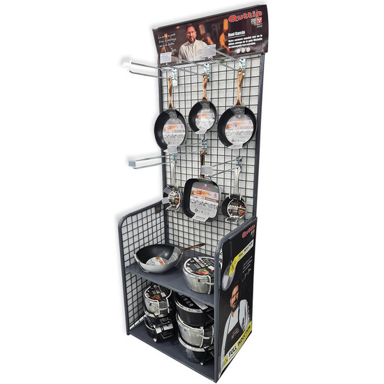 EXPOSITOR METAL 760X2000CM C/6 GANCHOS + BALDA image 0