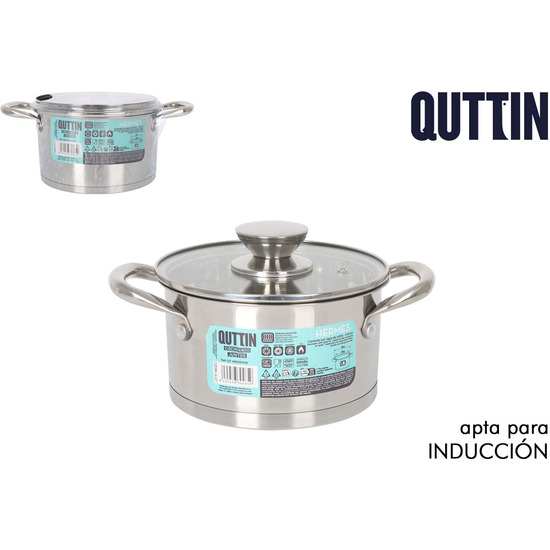 CACEROLA 16CM18L ACERO IND. C/T HERMES QT image 0