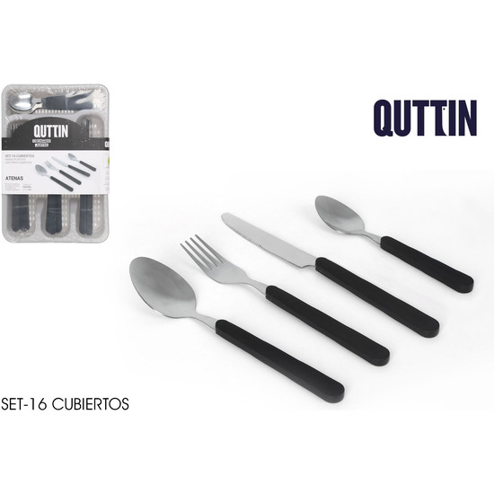 SET 17PCS CUBIERT.MANGO PLAST. C/BAND.QT ATENAS image 0