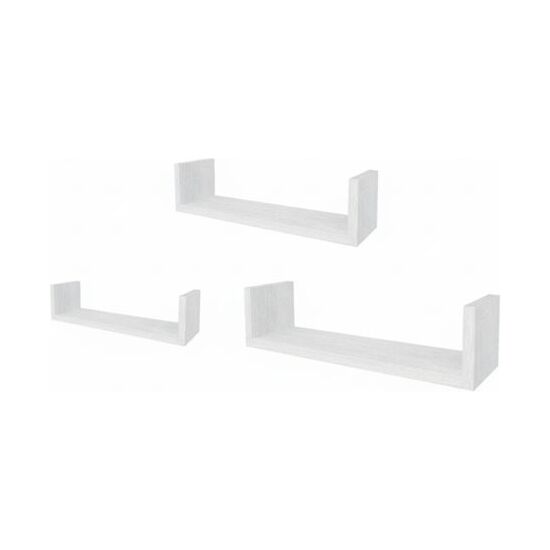 SET3 ESTANTE FLOTAN.42/34/26 WHITE MOBLEKIT image 0