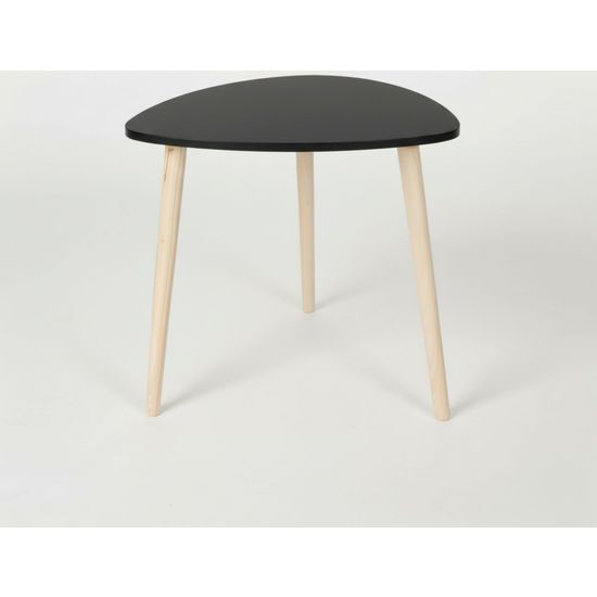 MESITA AUXILIAR MADERA BLACK 38.5CM MOBLEKIT image 0