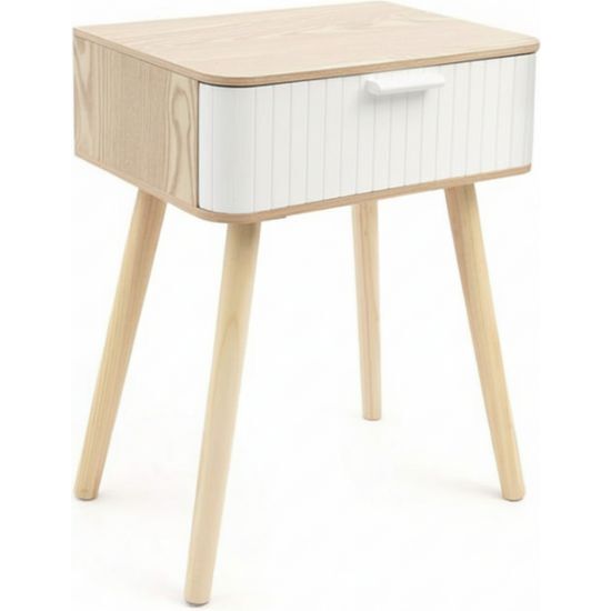 MESITA DE NOCHE AUXILIAR MADERA MOBLEKIT image 0