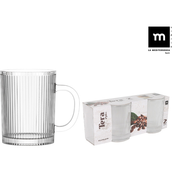 SET 2 MUGS 250ML TERA image 0
