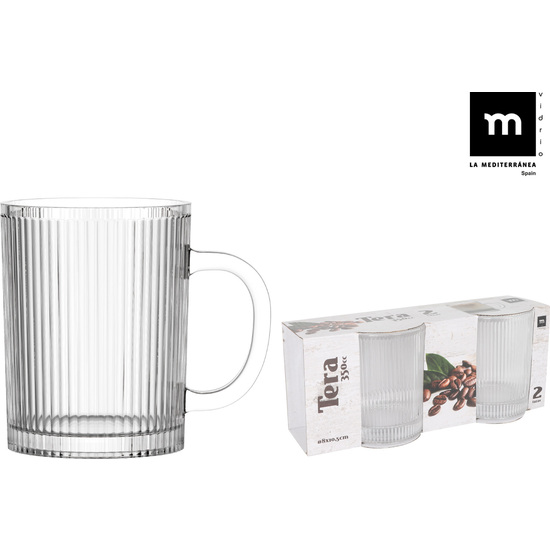 SET 2 MUGS 350ML TERA image 0