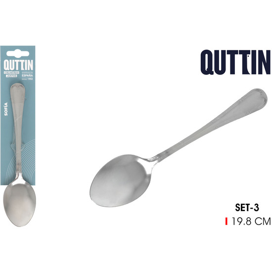 96SET 3 CUCHARAS MESA 2MM SOFIA image 0