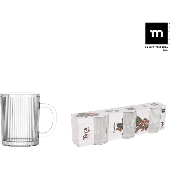 SET 3 MUGS 90ML TERA image 0