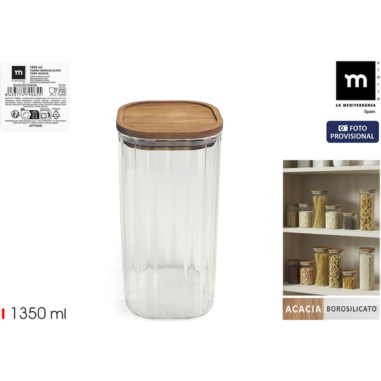 TARRO BORO.OTTIC.T/ACACIA CUAD.1350 LA MEDITERRAN image 0