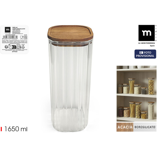 TARRO BORO.OTTIC.T/ACACIA CUAD.1650 LA MEDITERRAN image 0