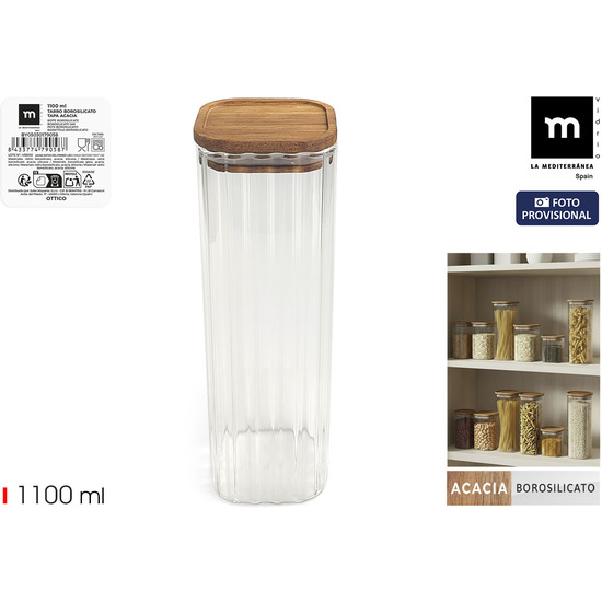 TARRO BORO.OTTIC.T/ACACIA CUAD.1100 LA MEDITERRAN image 0