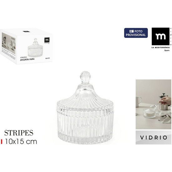 AZUCARERO VIDRIO STRIPES LA MEDITERRANEA image 0