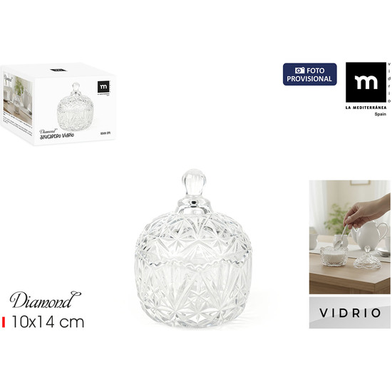 AZUCARERO VIDRIO DIAMOND LA MEDITERRANEA image 0