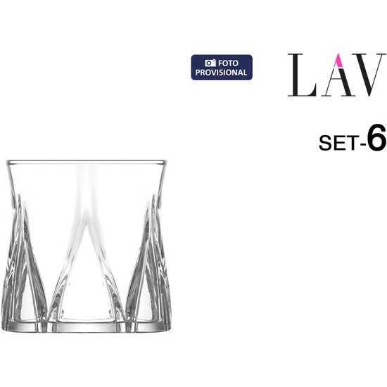 SET 6 VASOS 300CC ZOEY image 0