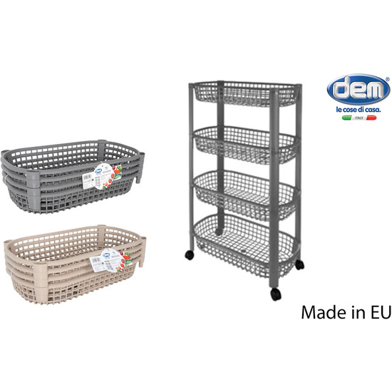 CARRITO VERDULERO 4 CESTOS BECLASSIC image 0