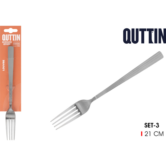 96SET 3 TENEDORES MESA 2MM “LOUVRE” image 0