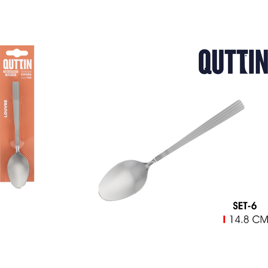 96SET 6 CUCHARAS POSTRE 1.5MM “LOUVRE” image 0