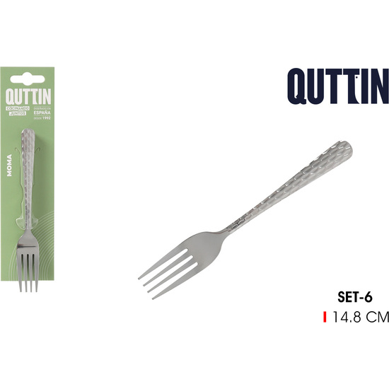 96SET 6 TENEDORES POSTRE 1.5MM “MOMA” image 0