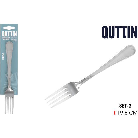 96SET 3 TENEDORES MESA 2MM SOFIA image 0