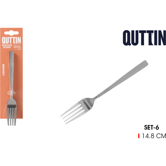 96SET 6 TENEDORES POSTRE 1.5MM “LOUVRE” image 0