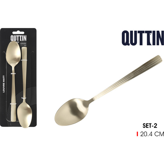 96SET 2 CUCHARAS MESA LOUVRE CHAMP.MATT image 0