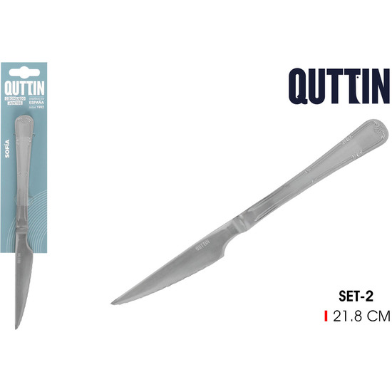 96SET 2 CUCHILLOS CARNE 21.5CMSOFIA image 0