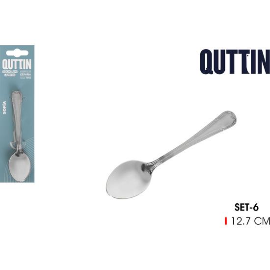 96SET 6 CUCHARAS TE 1.5MM SOFIA image 0