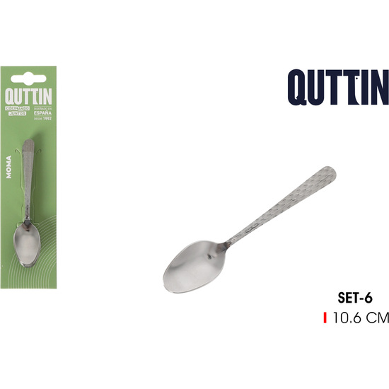 96SET 6 CUCHARAS CAFE 1.5MM “MOMA” image 0