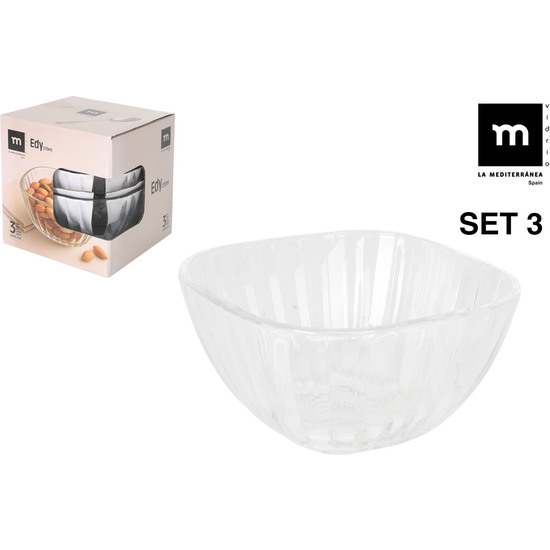 SET 3 BOLES 270ML EDY MD image 0